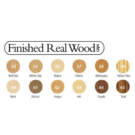 FASTCAP Adhesive Cover Caps Unfinished Wood Mahogany 9/16 in. 1 Sheet 52 Caps FC.SW.14MM.MG